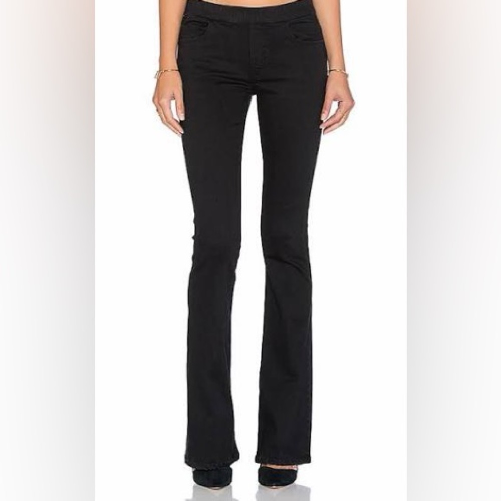 MOTHER Black Boot Cut Jeans